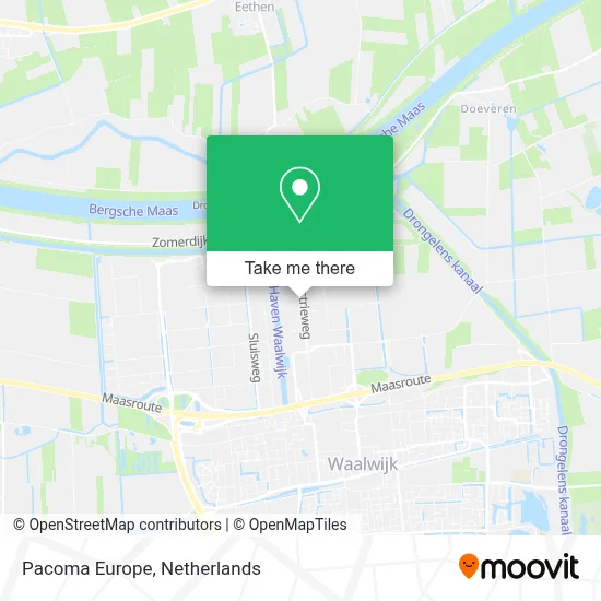 Pacoma Europe map