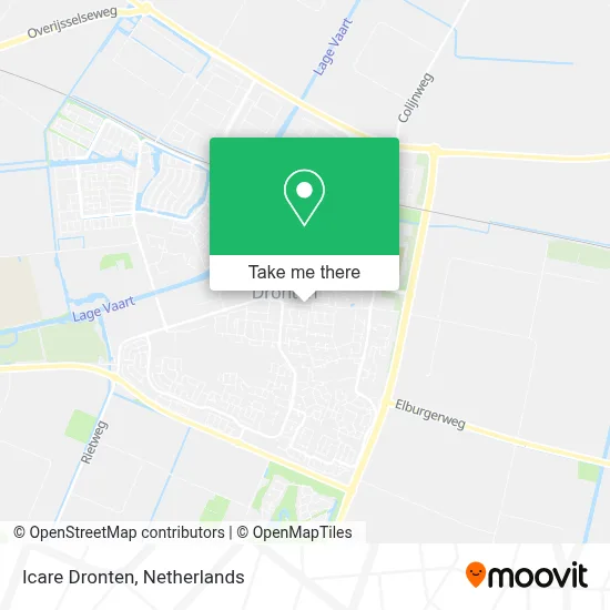 Icare Dronten map