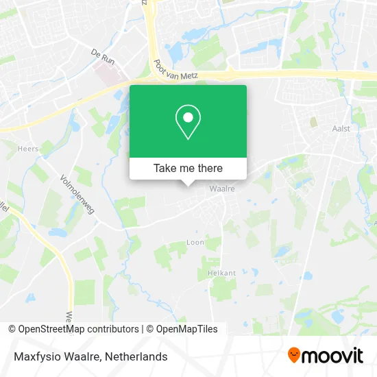 Maxfysio Waalre map