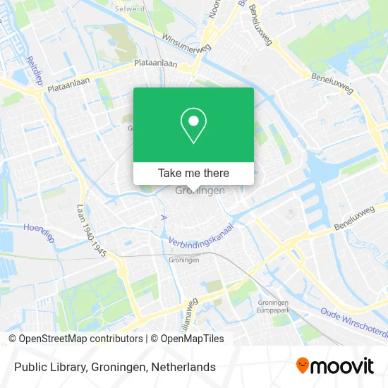 Public Library, Groningen map
