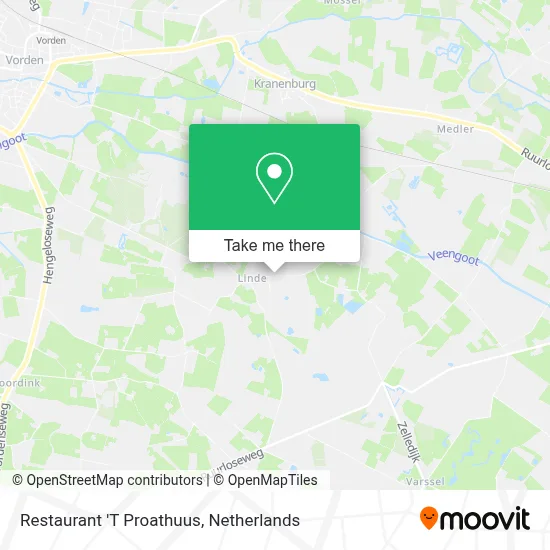 Restaurant 'T Proathuus map