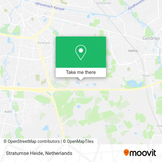 Stratumse Heide map