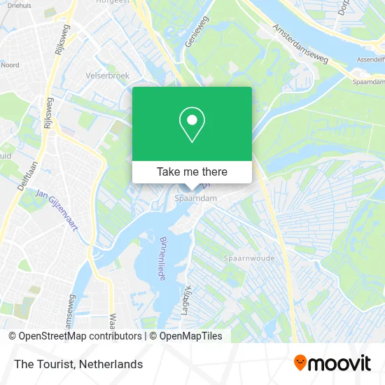 De Toerist map