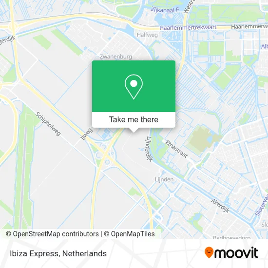 Ibiza Express map