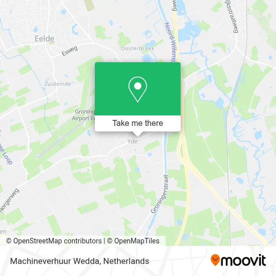 Machineverhuur Wedda map