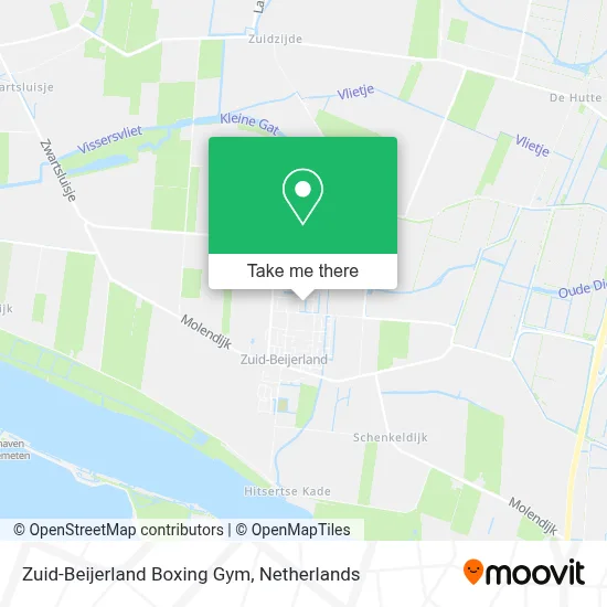 Zuid-Beijerland Boxing Gym map