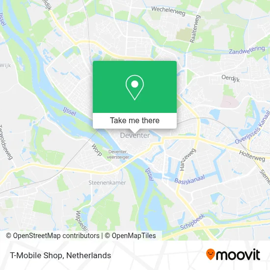 T-Mobile Shop map