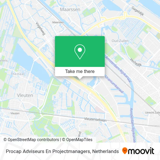 Procap Adviseurs En Projectmanagers map