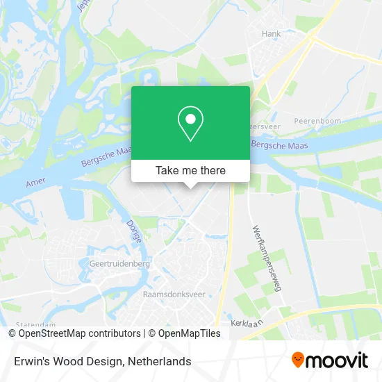 Erwin's Wood Design map