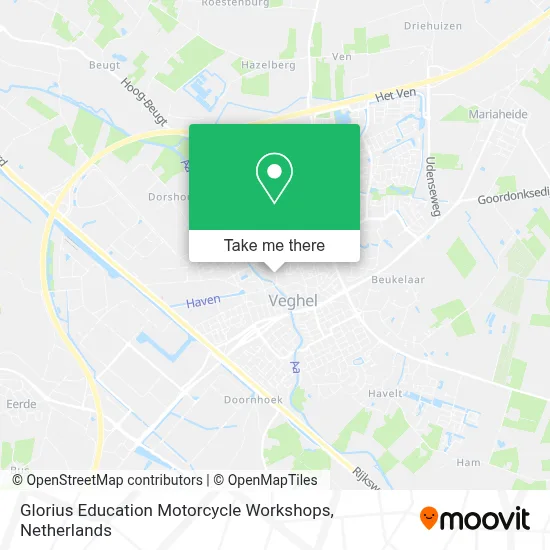 Glorius Education Motorcycle Workshops map