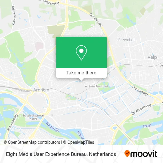 Eight Media User Experience Bureau map