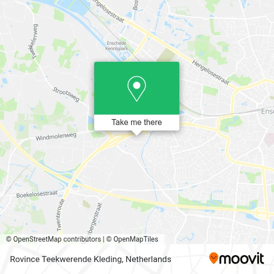 Rovince Teekwerende Kleding map
