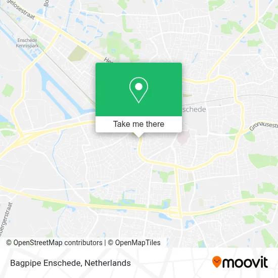 Bagpipe Enschede map