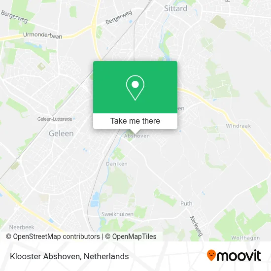 Klooster Abshoven map