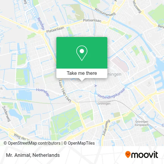 Mr. Animal map