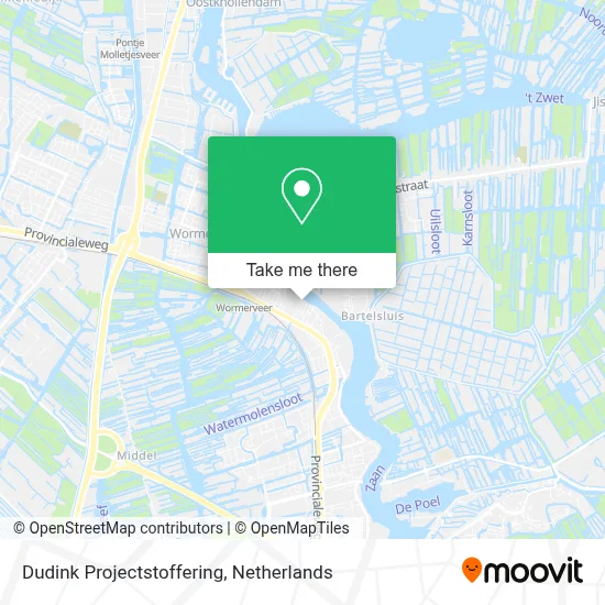 Dudink Projectstoffering map