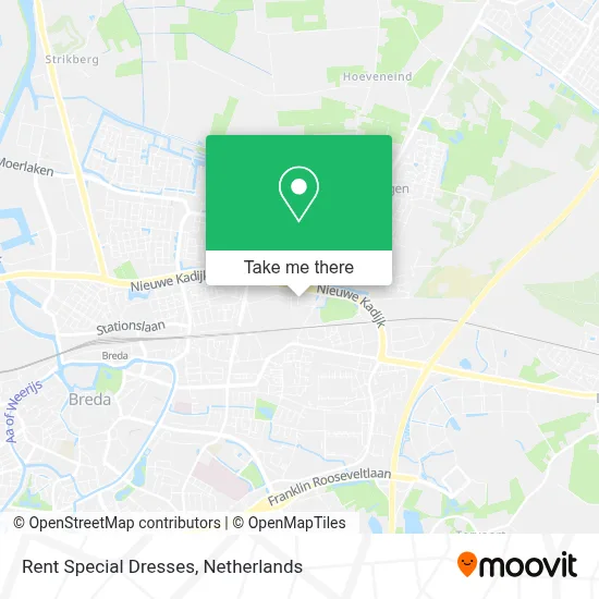 Rent Special Dresses map