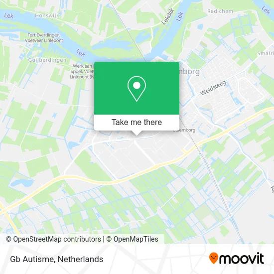 Gb Autisme map