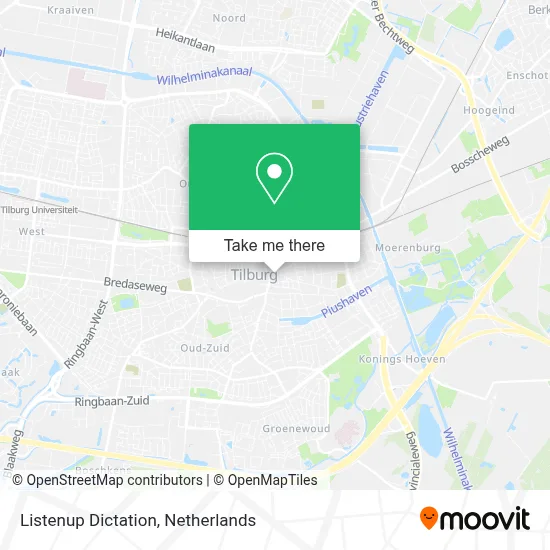 Listenup Dictation map
