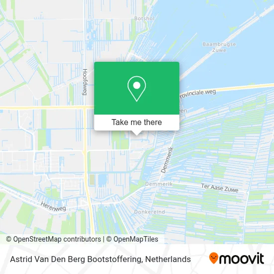 Astrid Van Den Berg Bootstoffering map