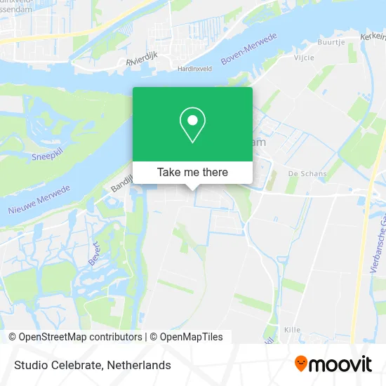 Studio Celebrate map