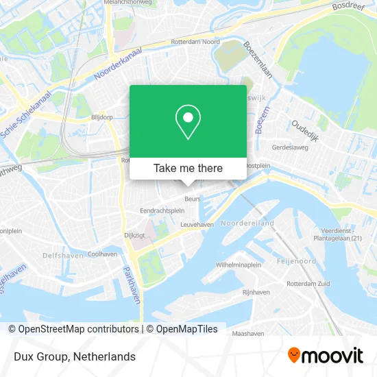 Dux Group map