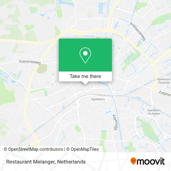 Restaurant Melanger map