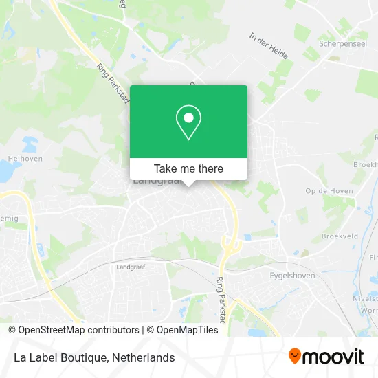 La Label Boutique map