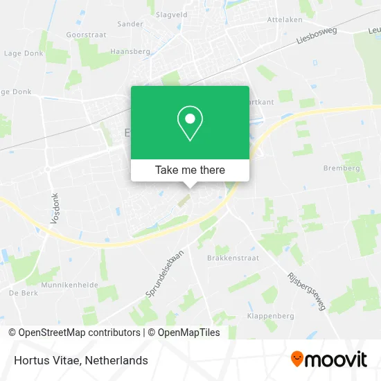 Hortus Vitae map