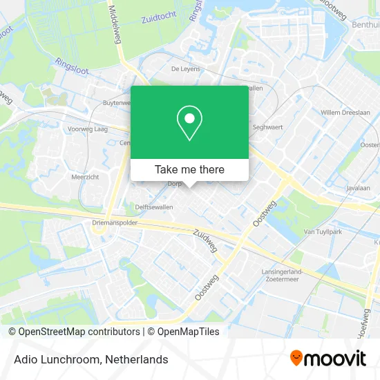 Adio Lunchroom map