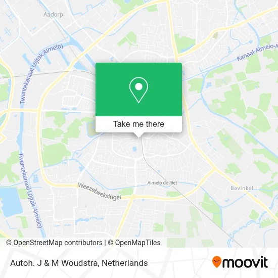 Autoh. J & M Woudstra map