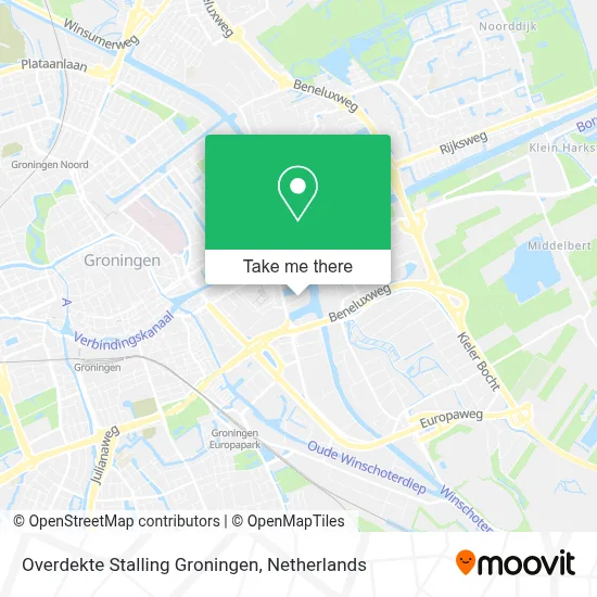 Overdekte Stalling Groningen map