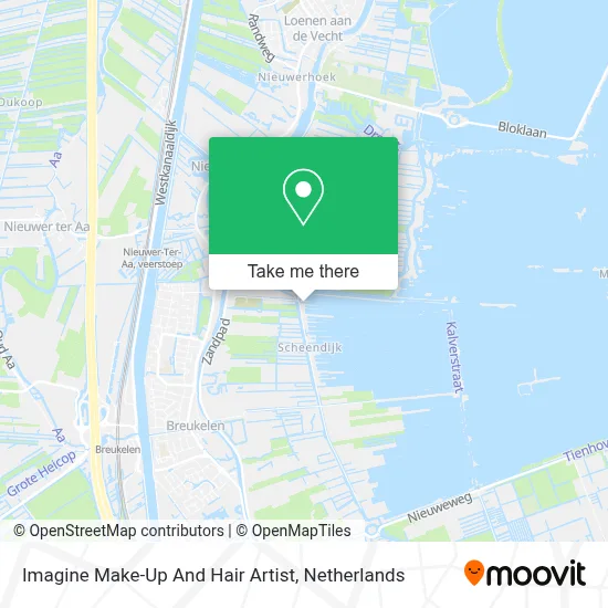Imagine Make-Up And Hair Artist map