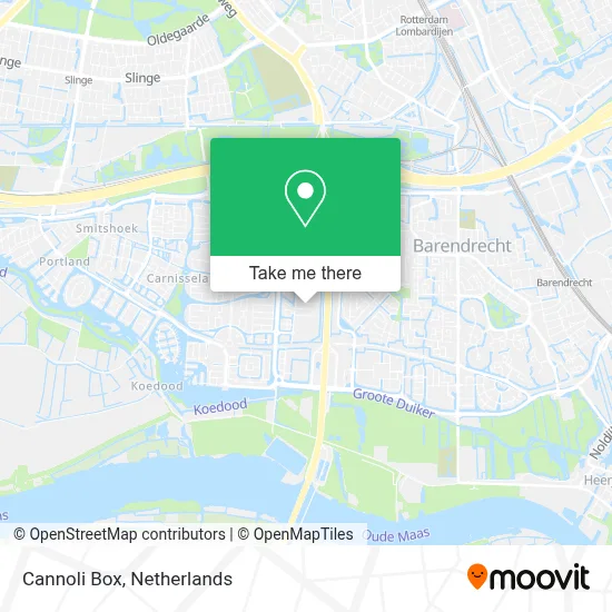 Cannoli Box map