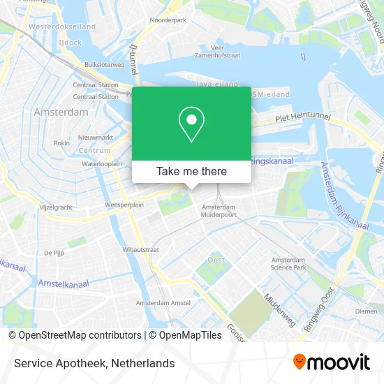 Service Apotheek map