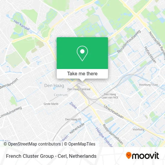 French Cluster Group - Cerl map