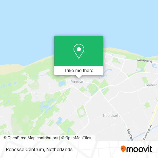 Renesse Centrum map