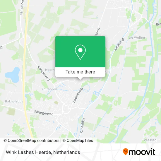 Wink Lashes Heerde map