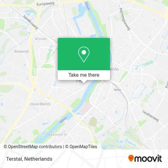 Terstal map