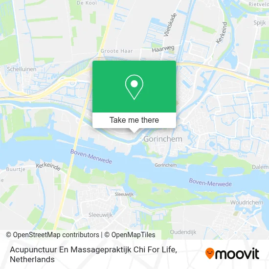 Acupunctuur En Massagepraktijk Chi For Life map