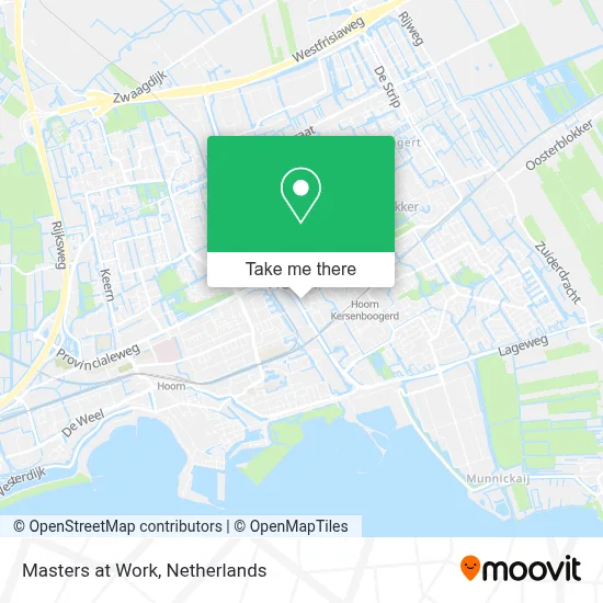 Masters at Work map
