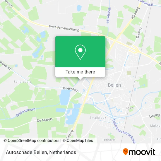 Autoschade Beilen map