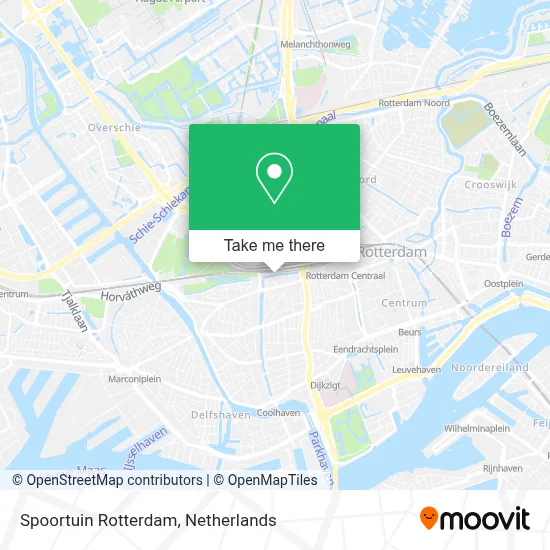 Spoortuin Rotterdam Karte