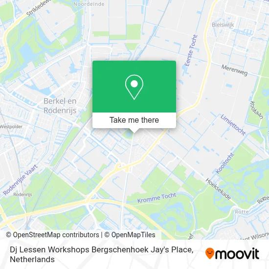 Dj Lessen Workshops Bergschenhoek Jay's Place map