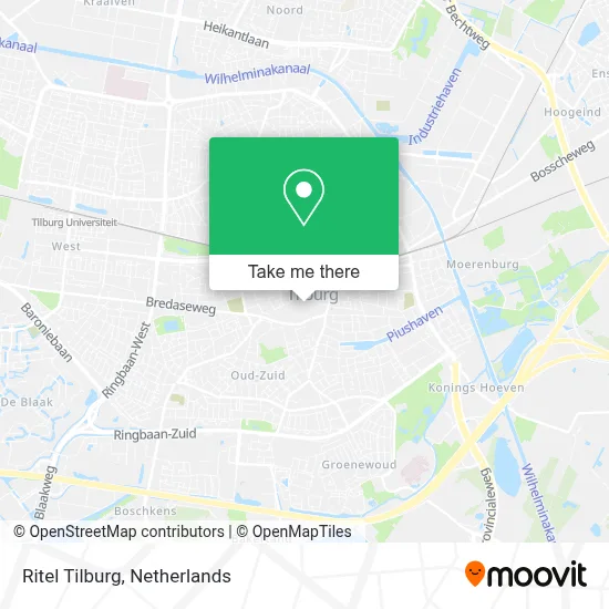 Ritel Tilburg Karte