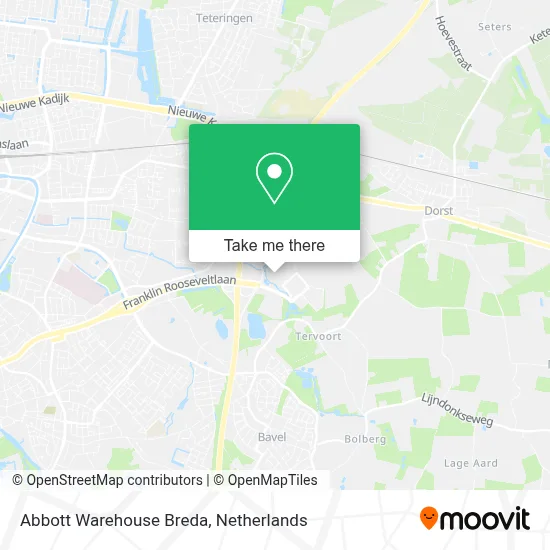 Abbott Warehouse Breda map