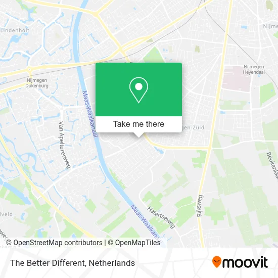 The Better Different map