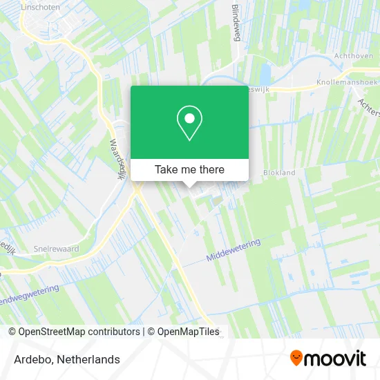 Ardebo map