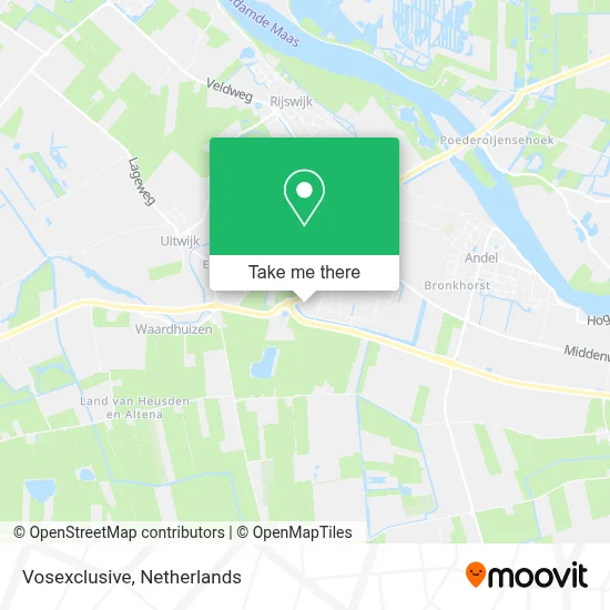 Vosexclusive map