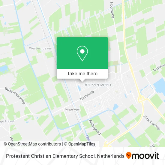 Protestant Christian Elementary School map